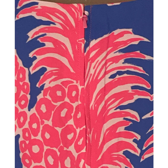 Lilly Pulitzer Blanca Stretch Romper Dress Shift Little Flamenco Pineapp… - Picture 6 of 14
